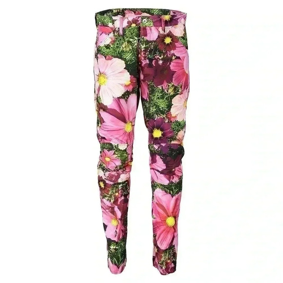 [W28L32] GStar Raw Elwood 5622 3D Mid Waist Boyfriend Floral Pants WMN - Picture 2 of 13
